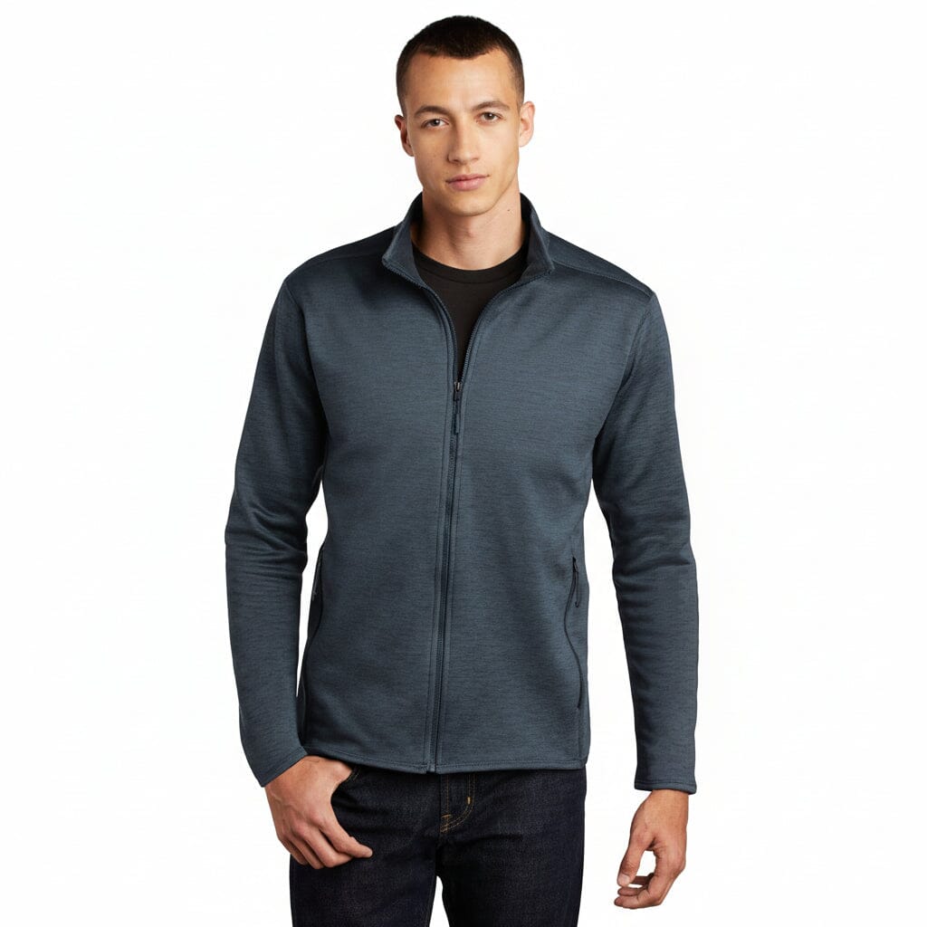 Skyline Fleecejacke mit durchgehendem Reißverschluss Stiladel Urban Navy Heather S 