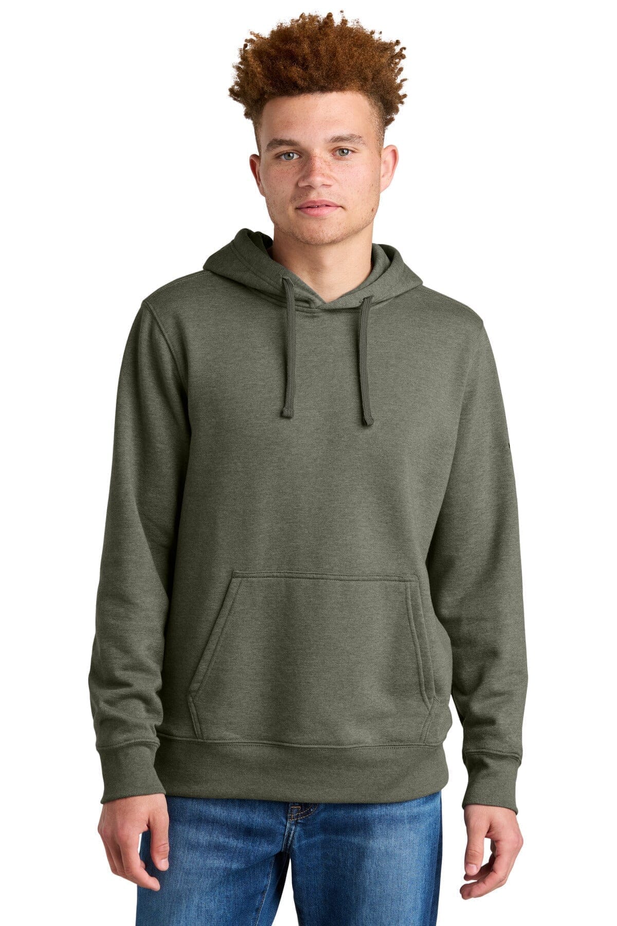 Sleeve Logo Pullover Hoodie Stiladel Neues Taupe-Grün-Heather S 