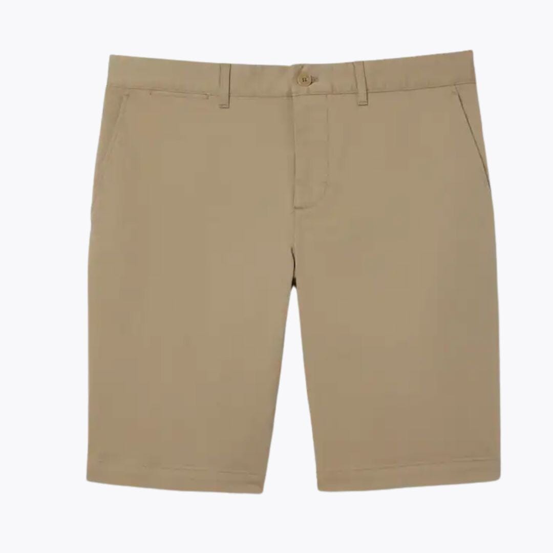 Slim Fit Stretch-Baumwoll-Chino-Shorts Stiladel Beige S 