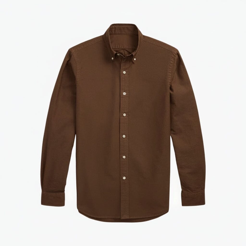 Slim Fit, stückgefärbtes Oxford-Hemd Stiladel Gewachsen S 