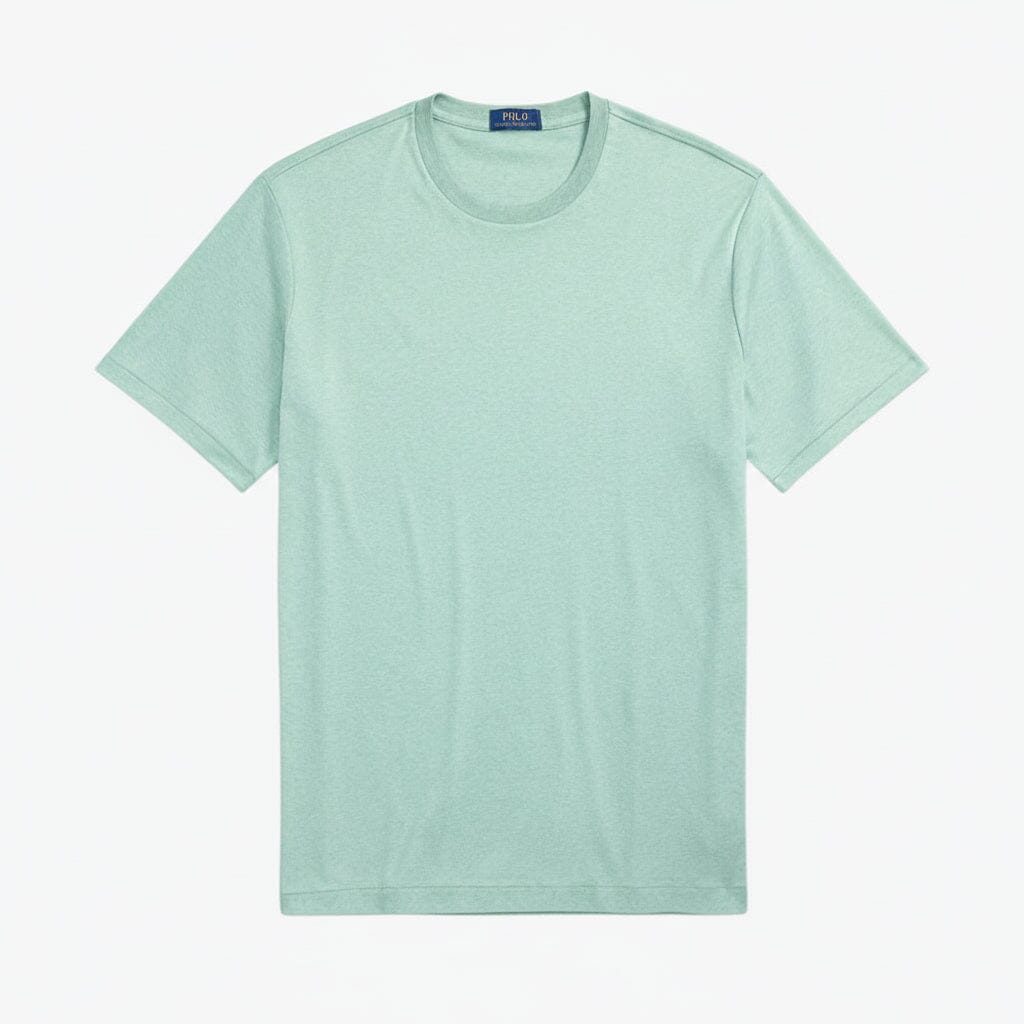 Soft Cotton Rundhals-T-Shirt Stiladel Grün S 