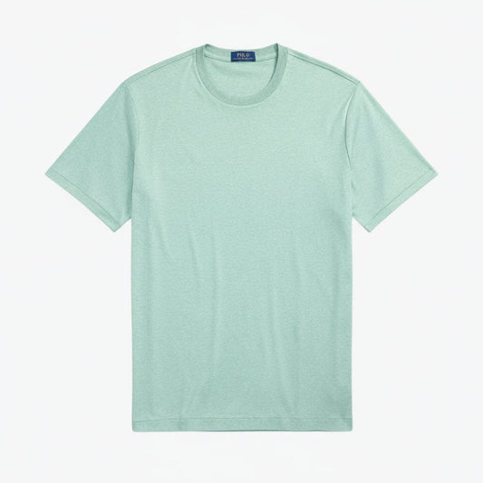 Soft Cotton Rundhals-T-Shirt Stiladel Grün S 