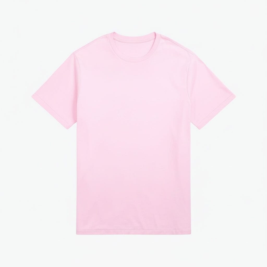 Soft Cotton Rundhals-T-Shirt Stiladel Rosa S 