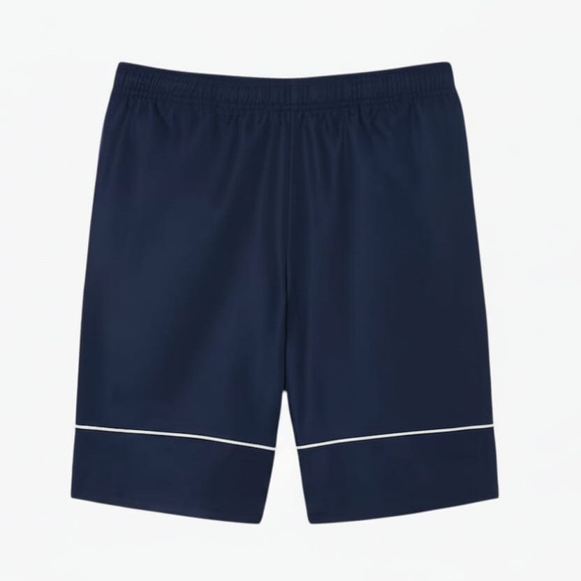 Tennisshorts aus Taft mit Diamantmuster Stiladel Marineblau S 
