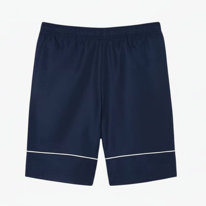Tennisshorts aus Taft mit Diamantmuster Stiladel Marineblau S 