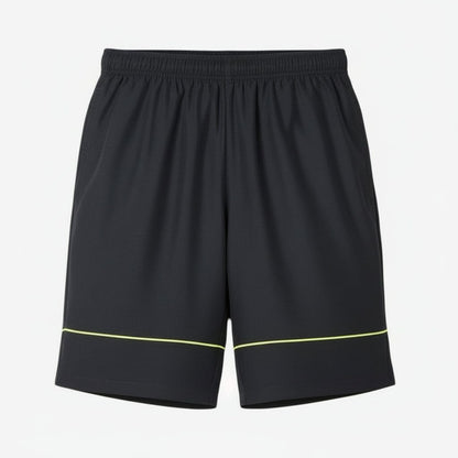 Tennisshorts aus Taft mit Diamantmuster Stiladel Schwarz S 