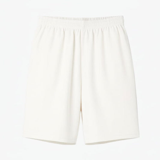 Tennisshorts aus Taft mit Diamantmuster Stiladel Weiß S 