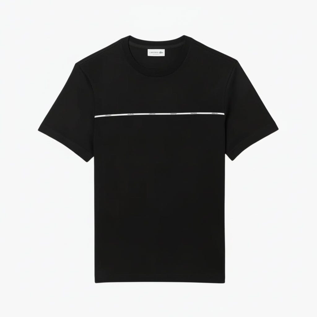 Trim Baumwoll-Jersey-T-Shirt Stiladel Schwarz S 