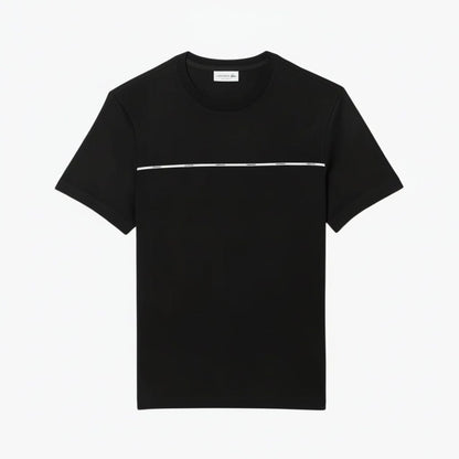 Trim Baumwoll-Jersey-T-Shirt Stiladel Schwarz S 