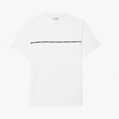 Trim Baumwoll-Jersey-T-Shirt Stiladel Weiß S 