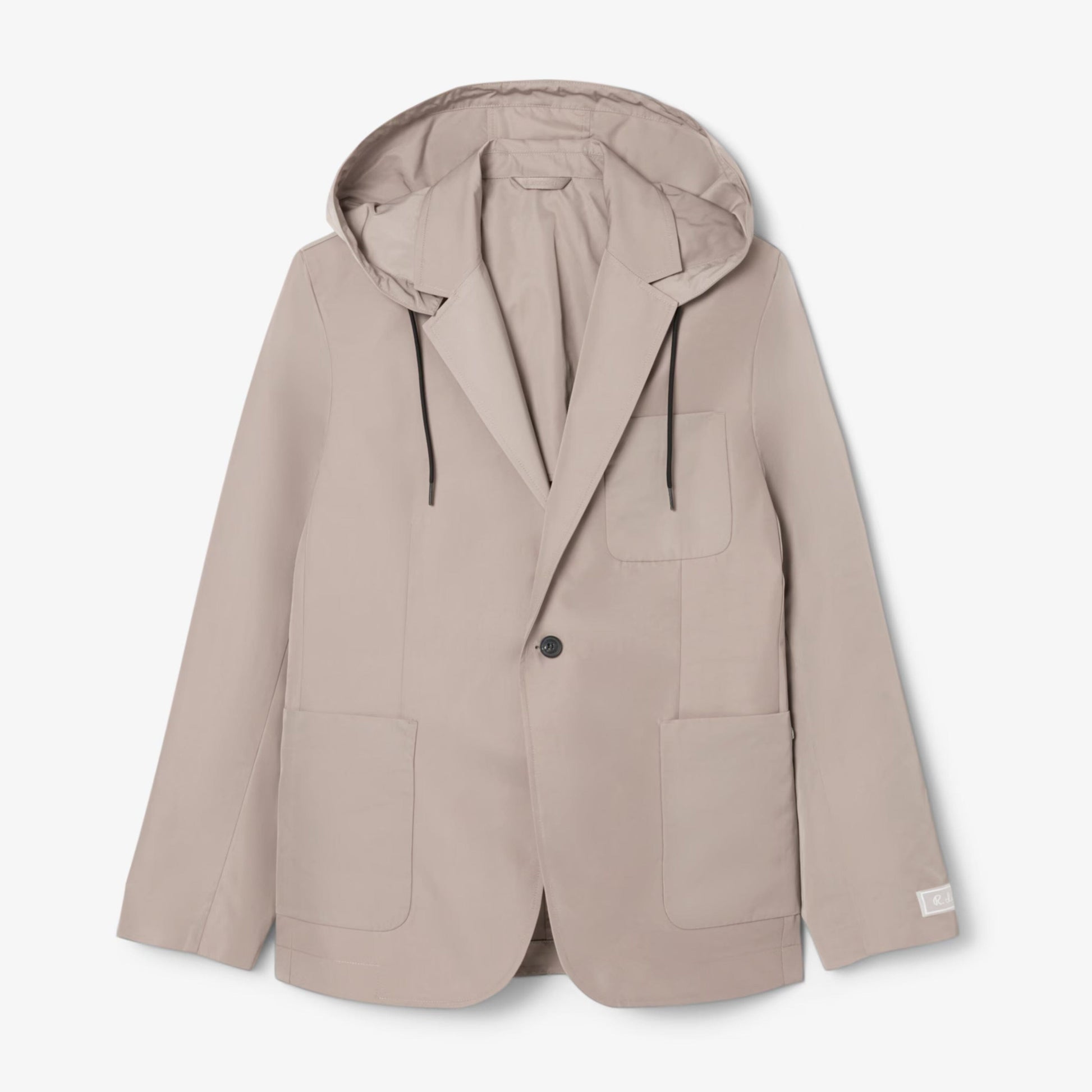 Twill Blazer mit Kapuze Stiladel 