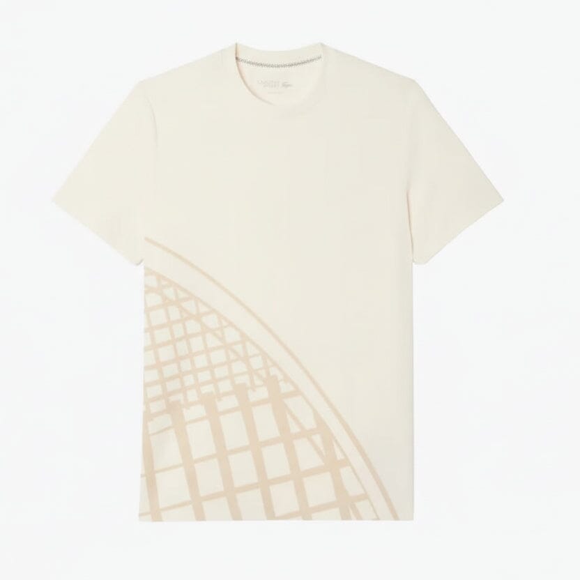 Ultra Dry bedrucktes Tennis-T-Shirt Stiladel Weiß S 