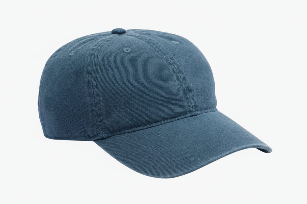 Washed Cotton Twill Cap Stiladel Mineralblau 