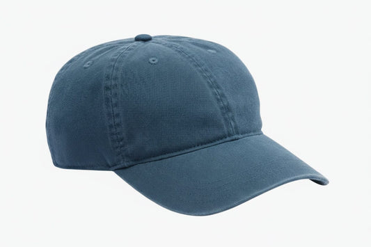 Washed Cotton Twill Cap Stiladel Mineralblau 