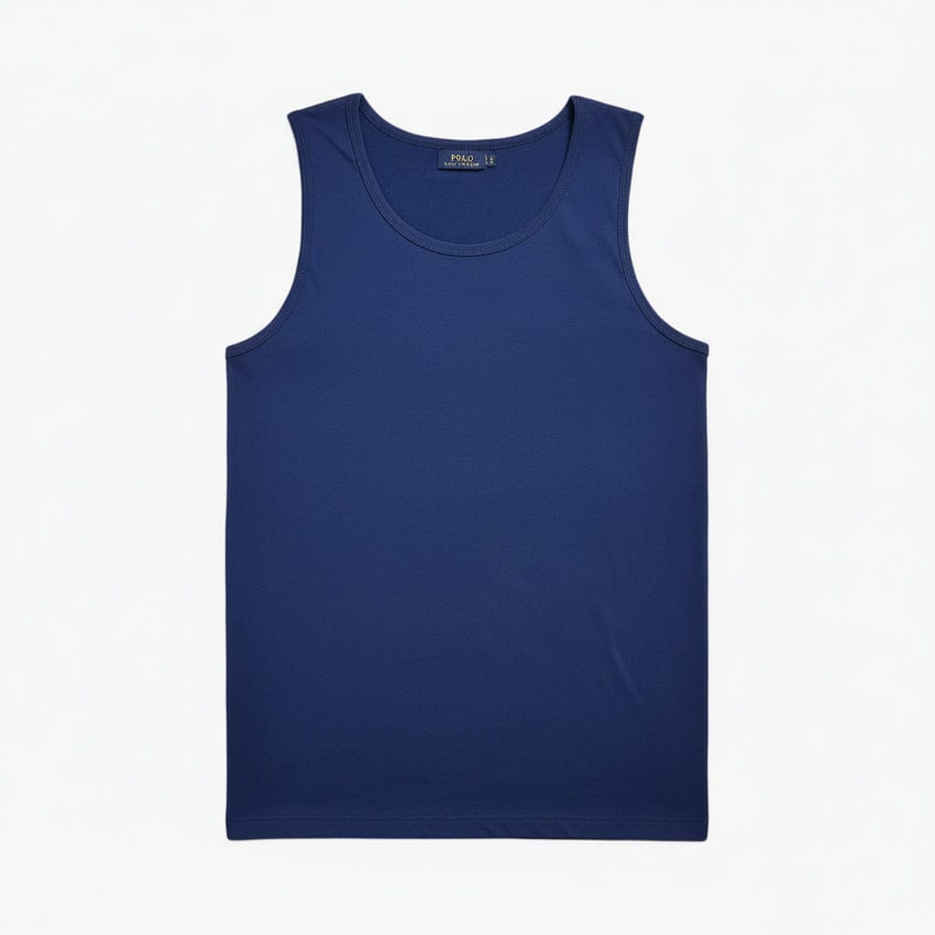 Washed Jersey Tank Stiladel Marineblau S 