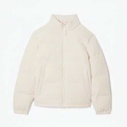 wasserabweisende Daunenjacke mit Kapuze Stiladel Weiß S 