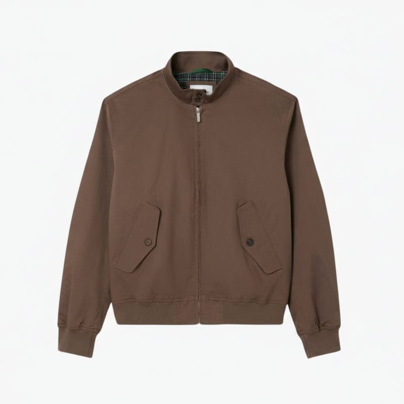 wasserabweisende Harrington-Jacke aus Twill Stiladel Braun S 