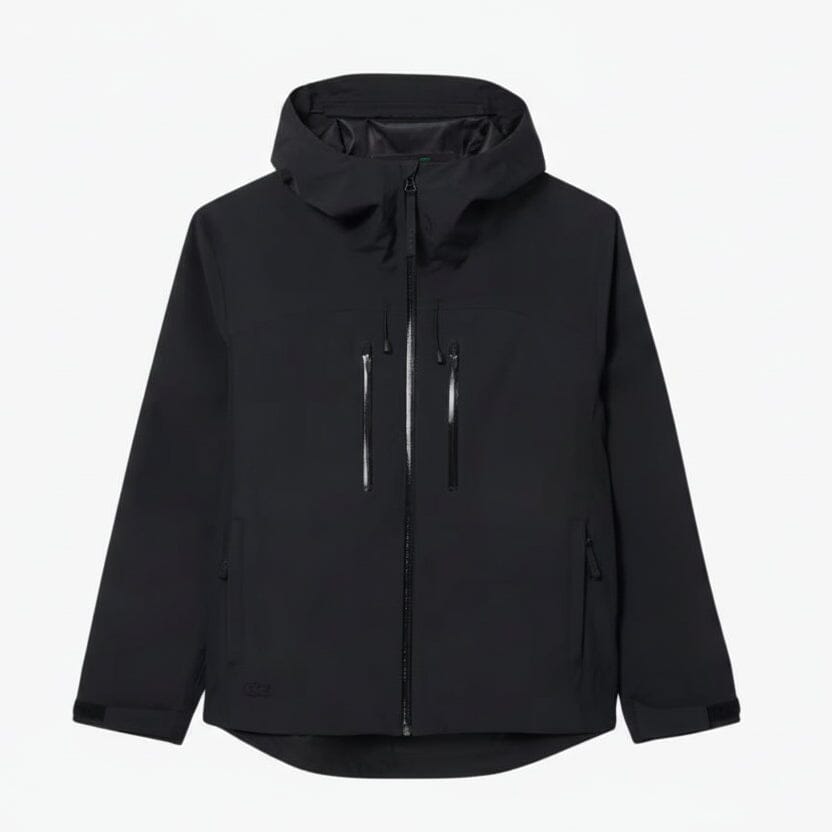 Wasserdichter und winddichter Parka mit Kapuze Stiladel Schwarz S 