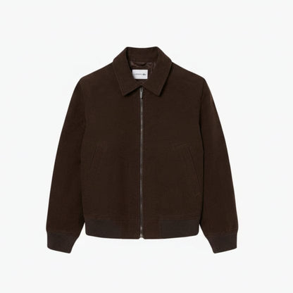 Wattierte Moleskinjacke Stiladel Braun S 