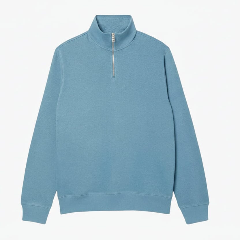 Zip-Up High Neck Sweatshirt Stiladel Blau S 