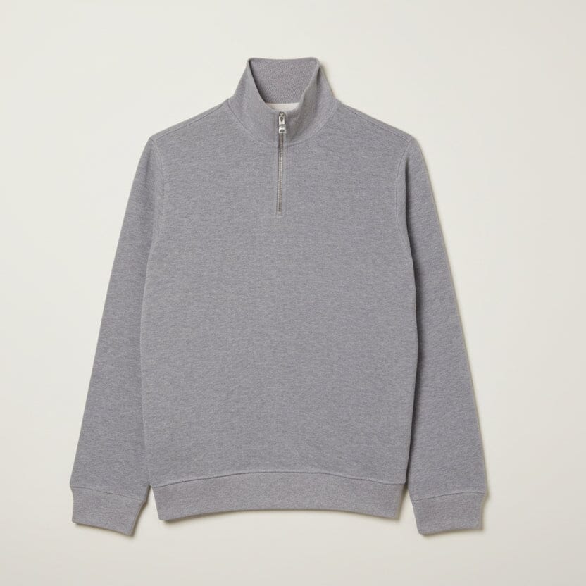 Zip-Up High Neck Sweatshirt Stiladel Leicht beheizt S 