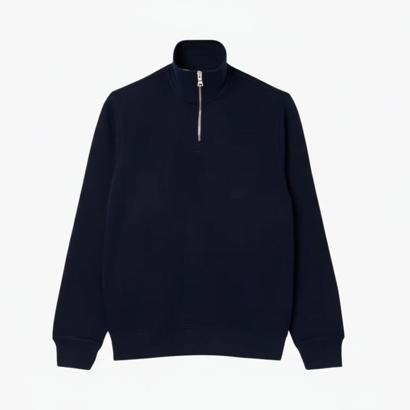 Zip-Up High Neck Sweatshirt Stiladel Mitternachtsblau S 