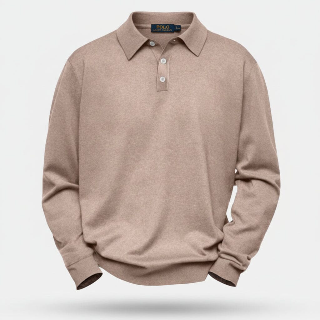 Zopfmuster-Wollstrickpullover Stiladel Beige S 