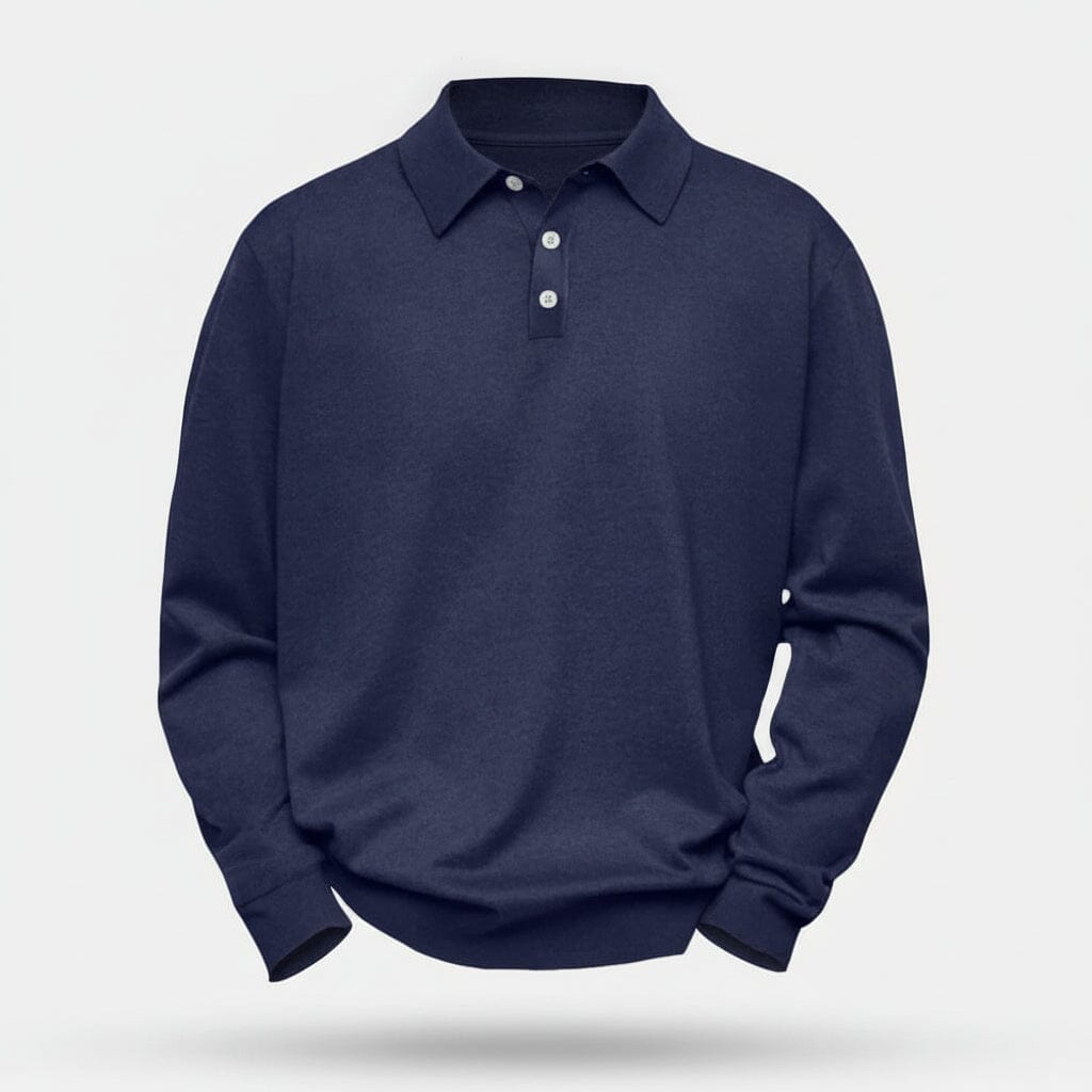 Zopfmuster-Wollstrickpullover Stiladel Marineblau S 